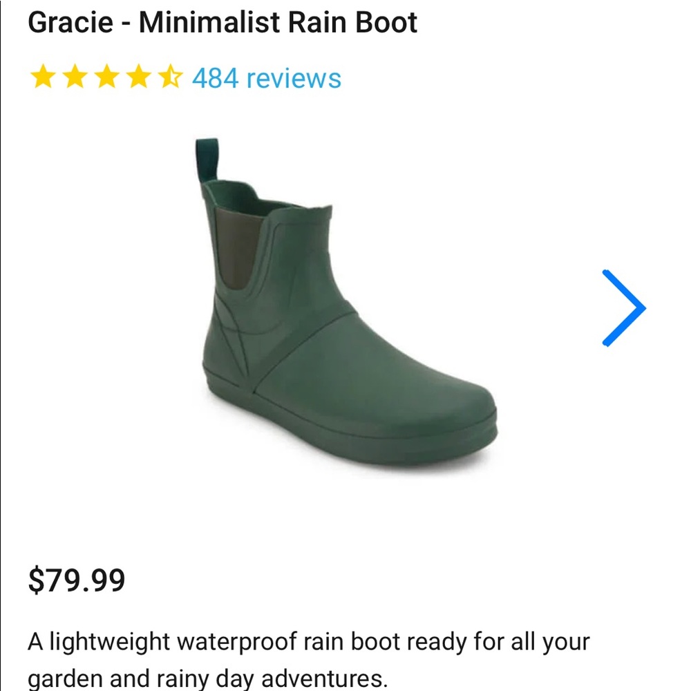 Xero Shoes- Gracie Rain Boot, green, 7
